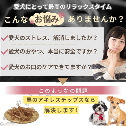 無添加  馬肉アキレスチップス ウルグアイ