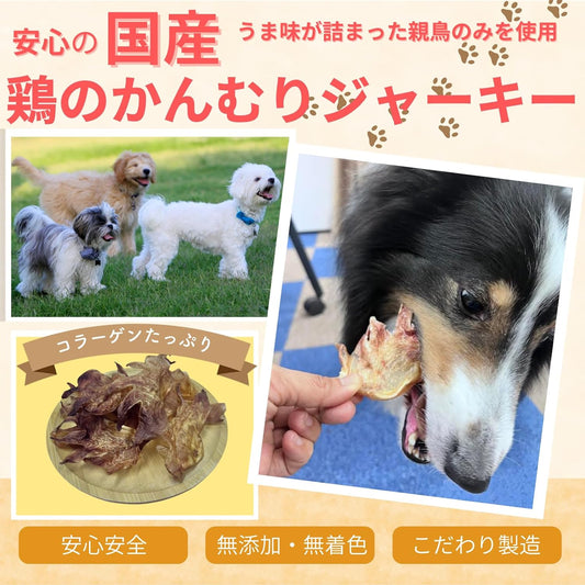 国産 無添加 鶏かんむり 大 親鶏 とさか ジャーキー